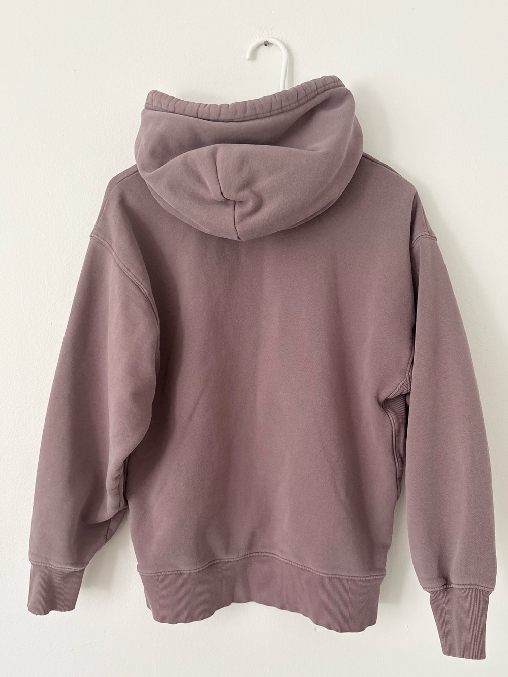 Aritzia TNA Mauve Purple Cozy Fleece Boyfriend Fit Hoodie Size Small - Picture 7 of 9